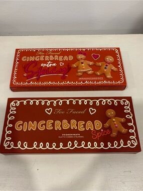 Too Faced Gingerbread Spice and Extra Spicy palettes never used
